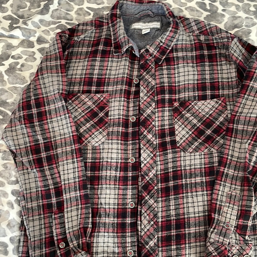 Boys pd&c flannel size 14